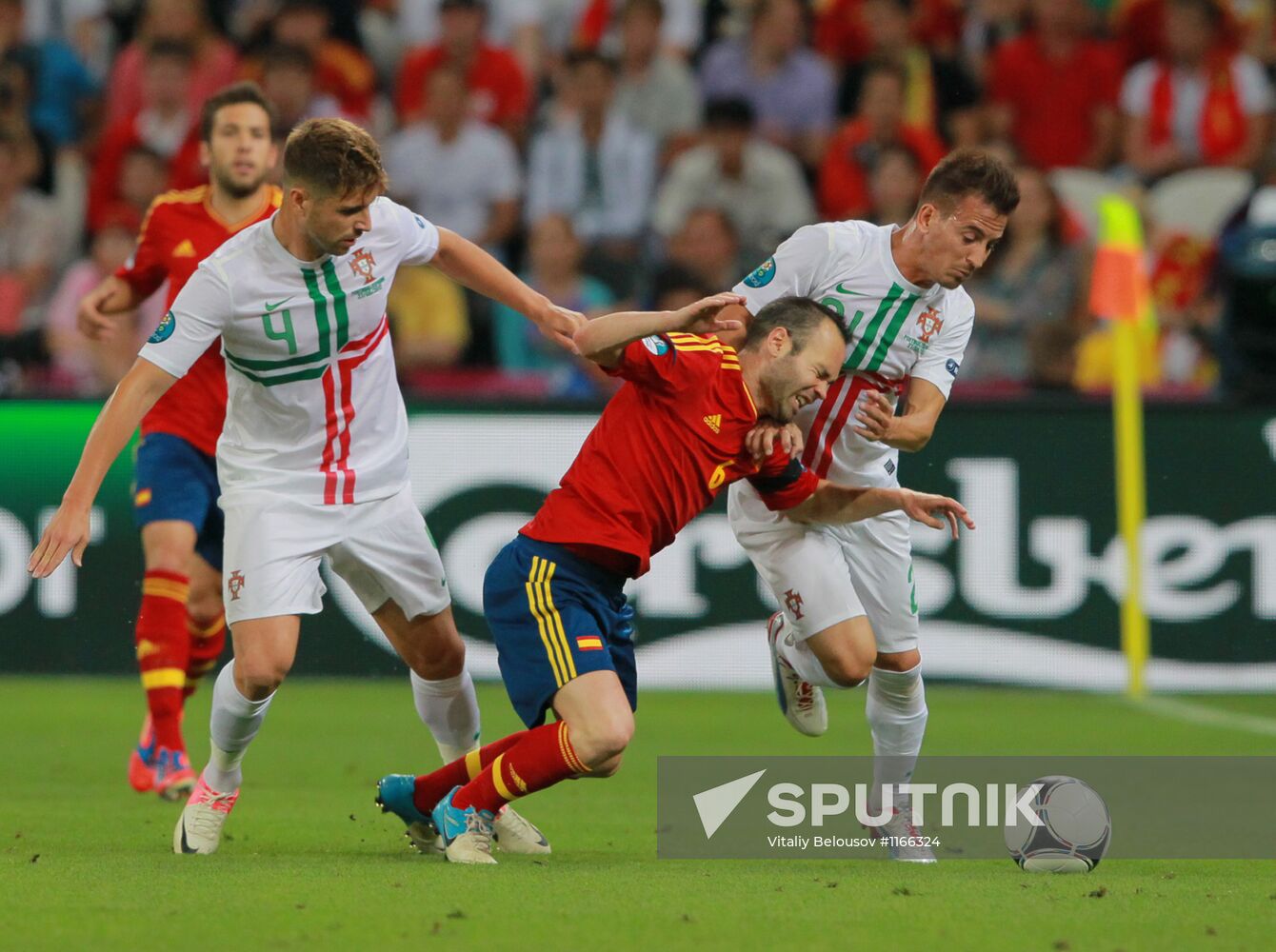 UEFA Football 2012. Portugal vs. Spain