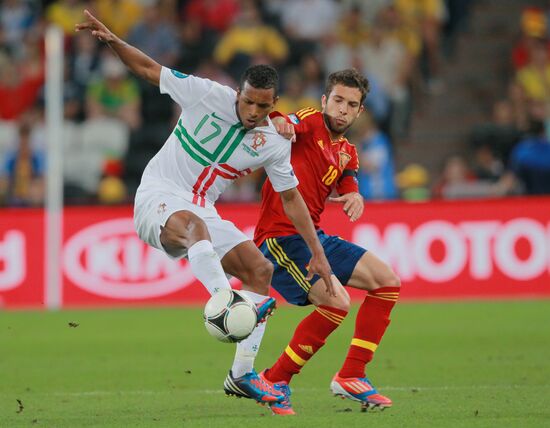 UEFA Football 2012. Portugal vs. Spain