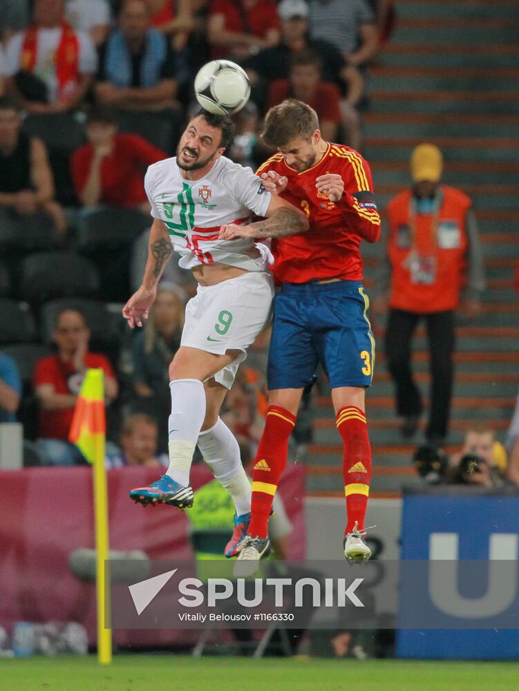 UEFA Football 2012. Portugal vs. Spain