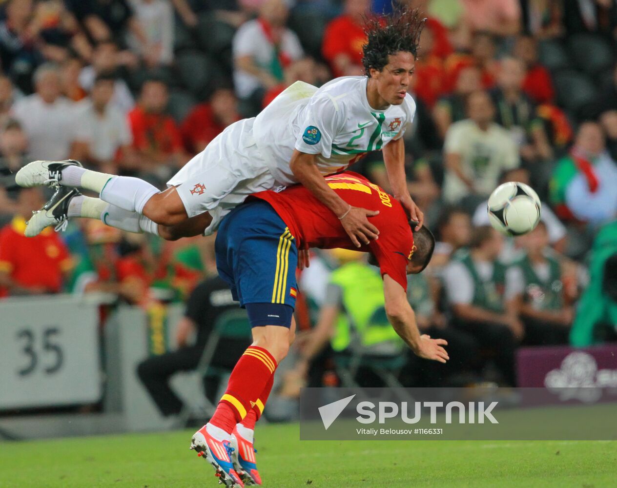 UEFA Football 2012. Portugal vs. Spain