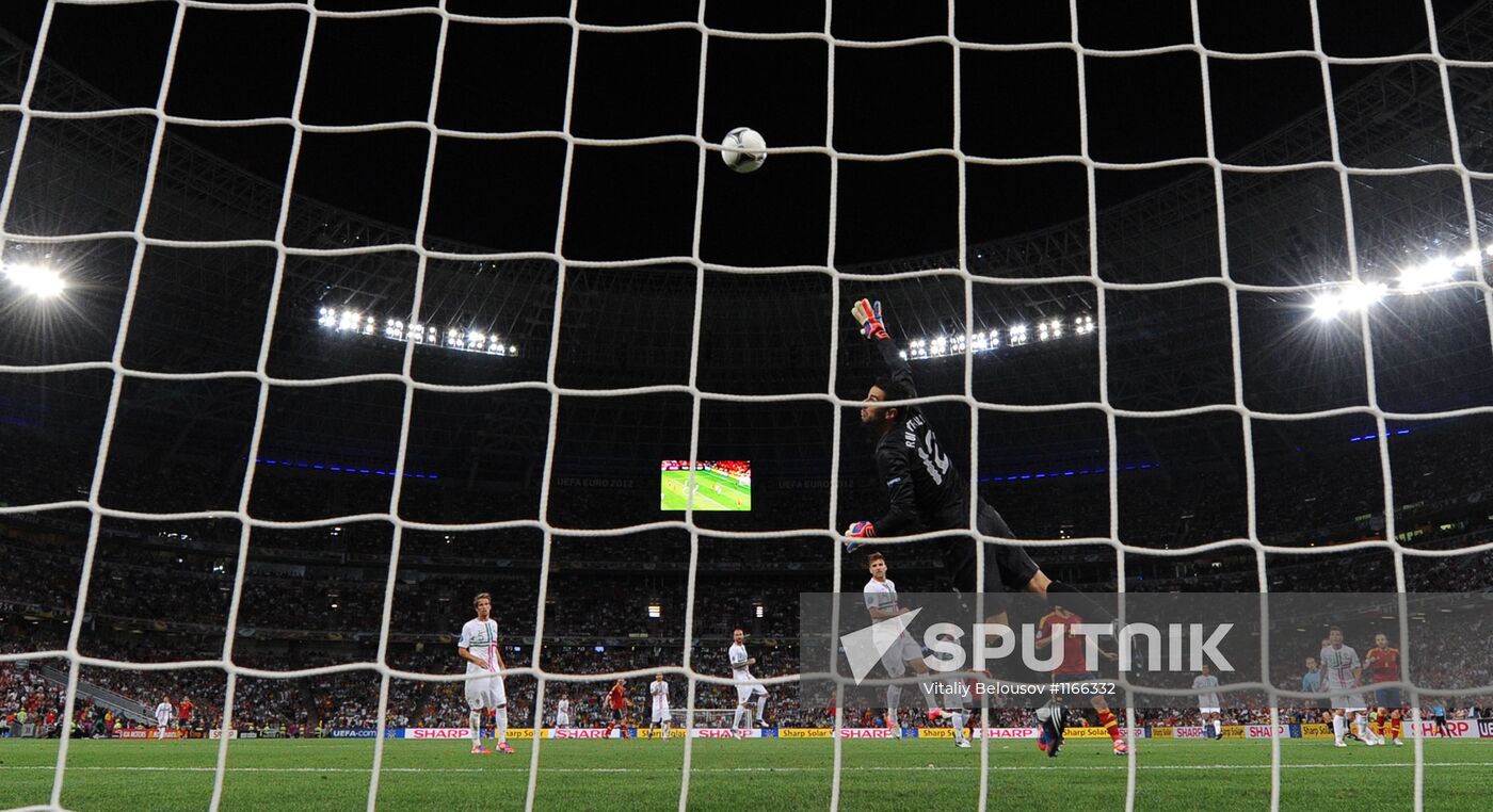 UEFA Football 2012. Portugal vs. Spain