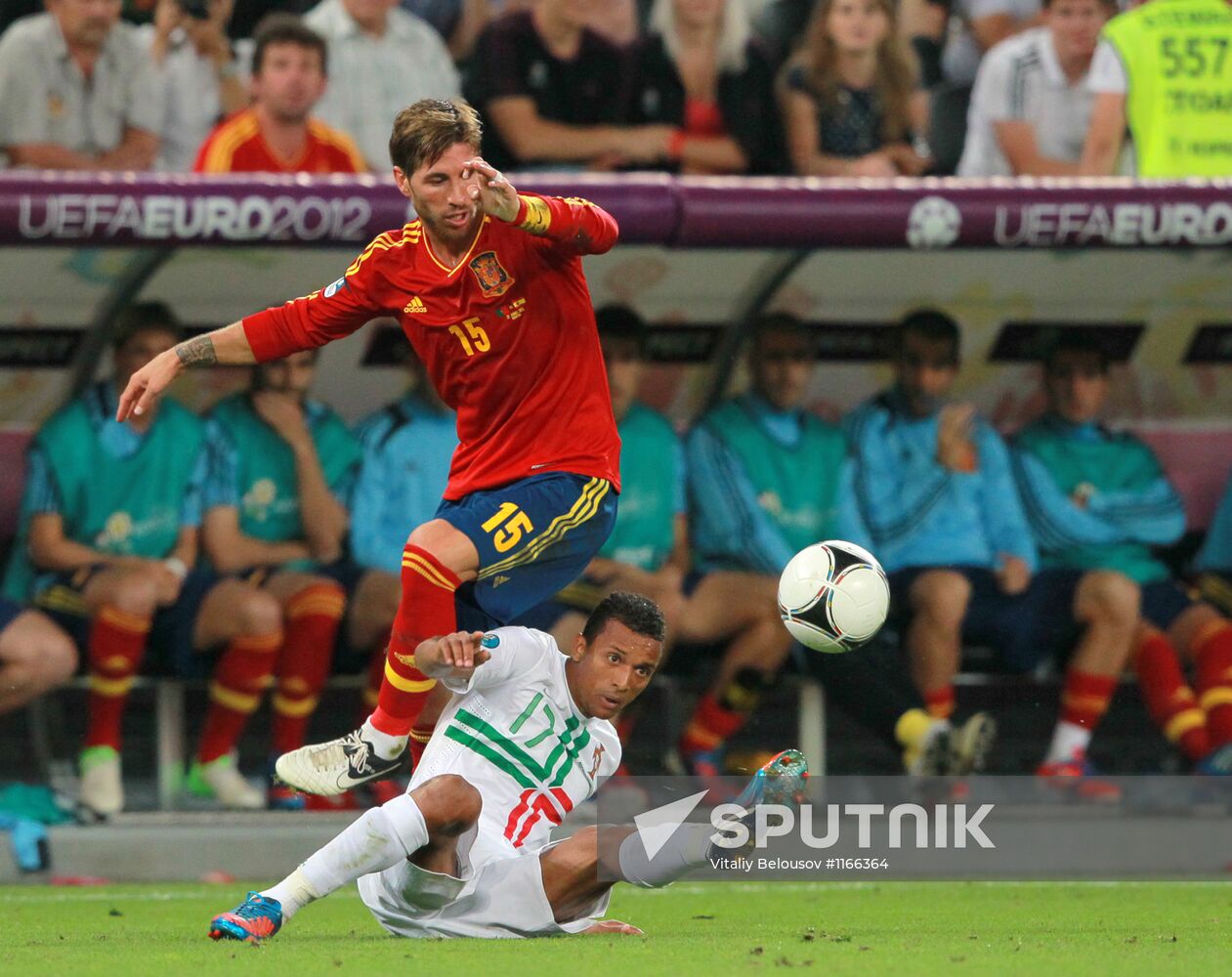 UEFA Euro 2012. Portugal vs. Spain