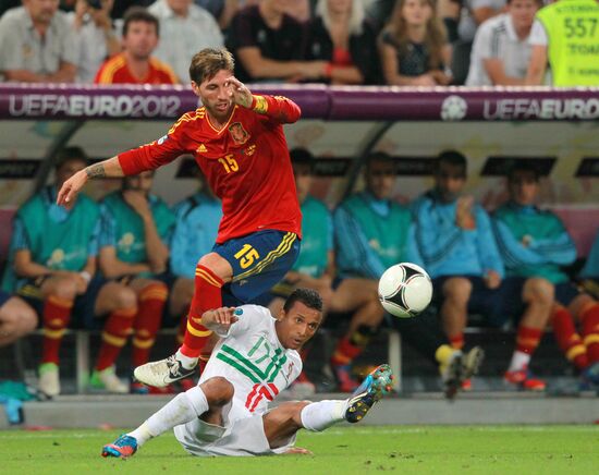 UEFA Euro 2012. Portugal vs. Spain