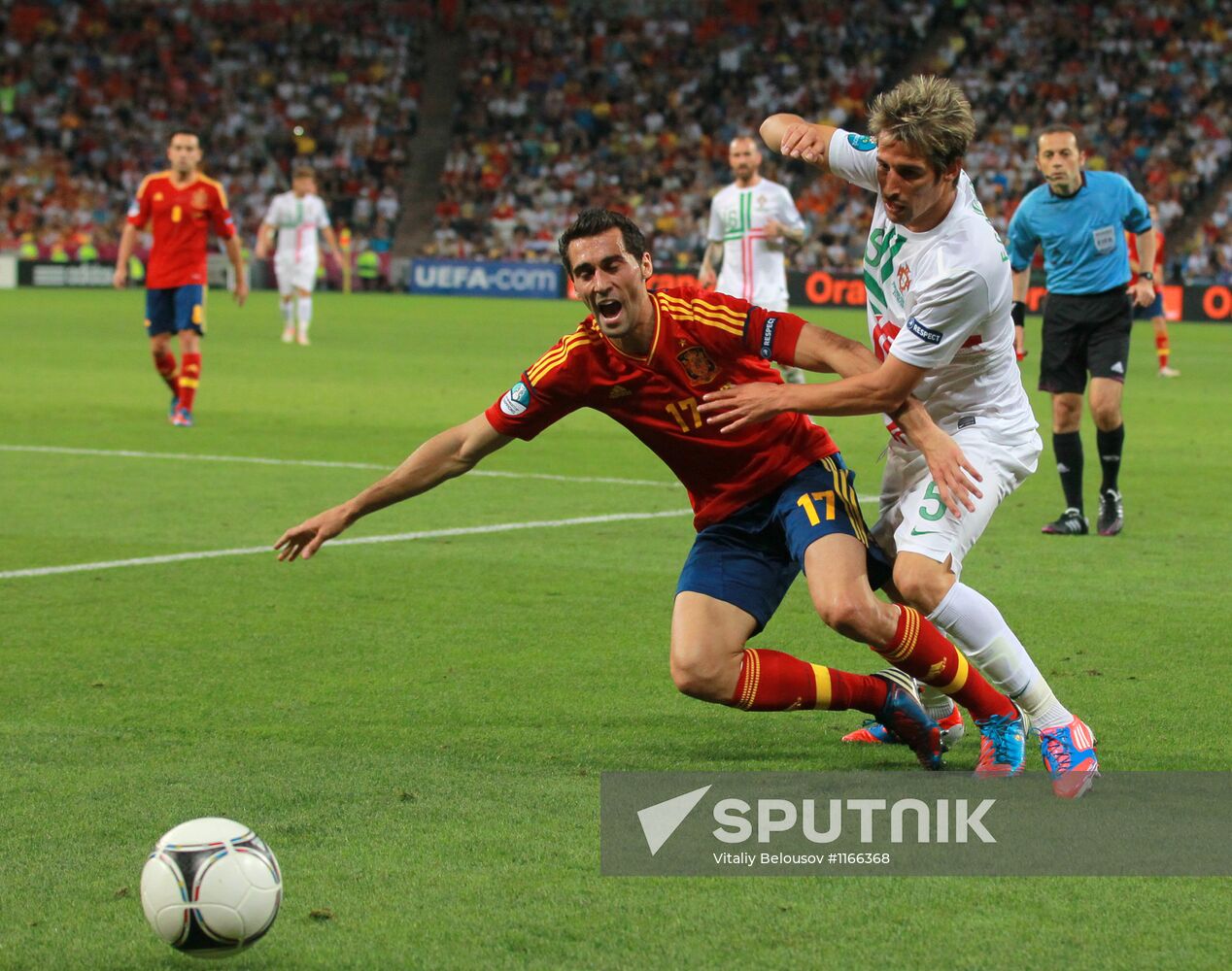 UEFA Euro 2012. Portugal vs. Spain