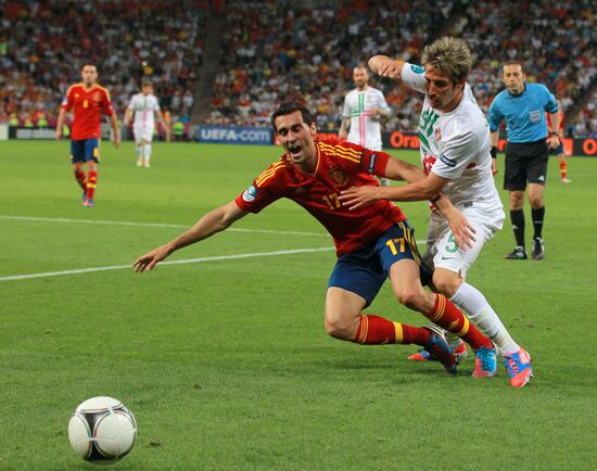 UEFA Euro 2012. Portugal vs. Spain