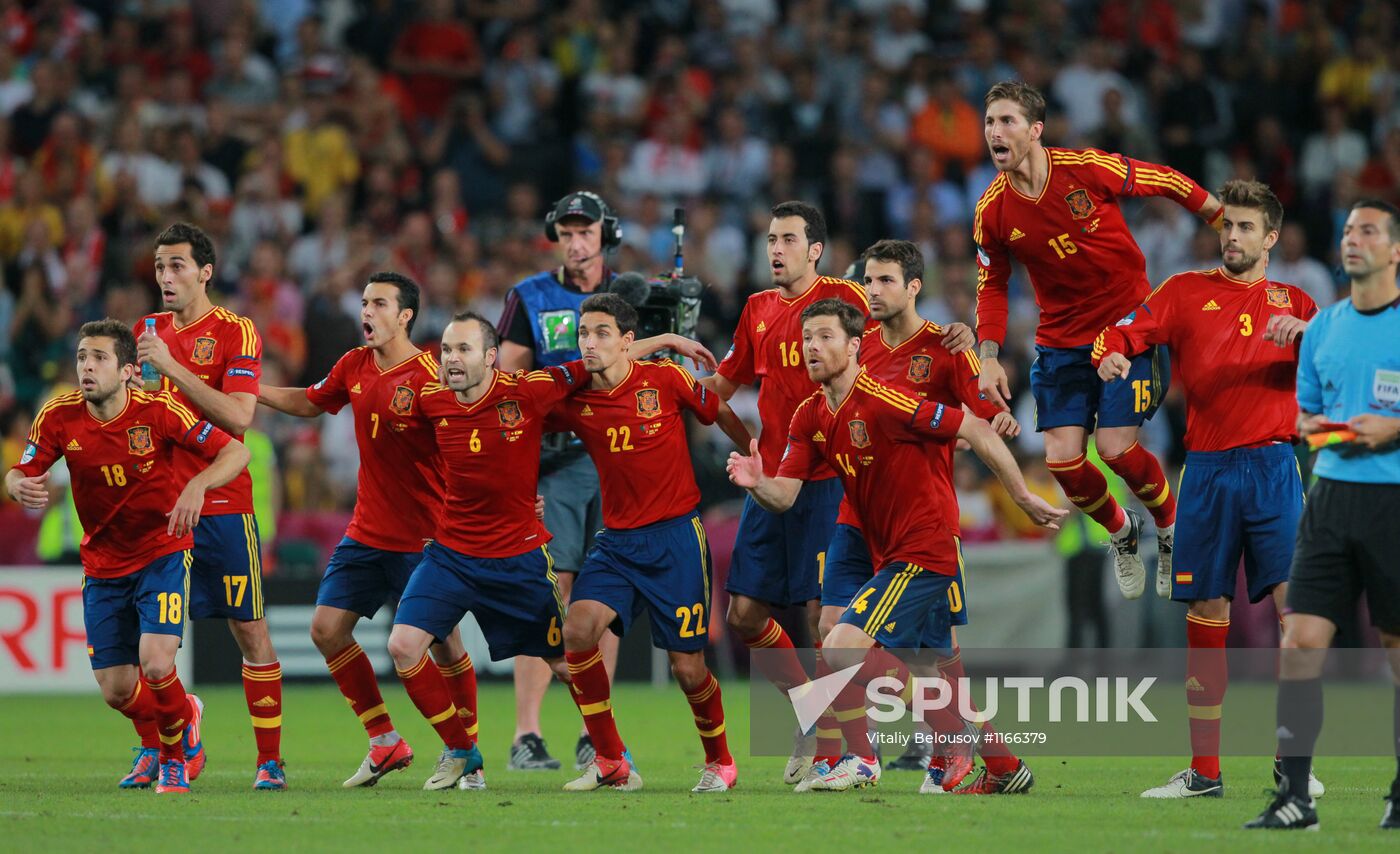 UEFA Euro 2012. Portugal vs. Spain