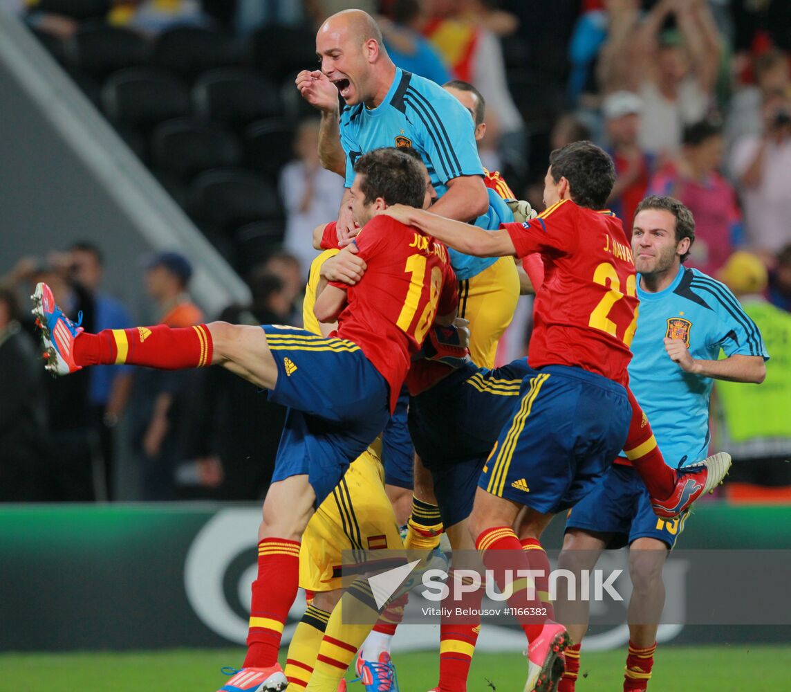 UEFA Euro 2012. Portugal vs. Spain