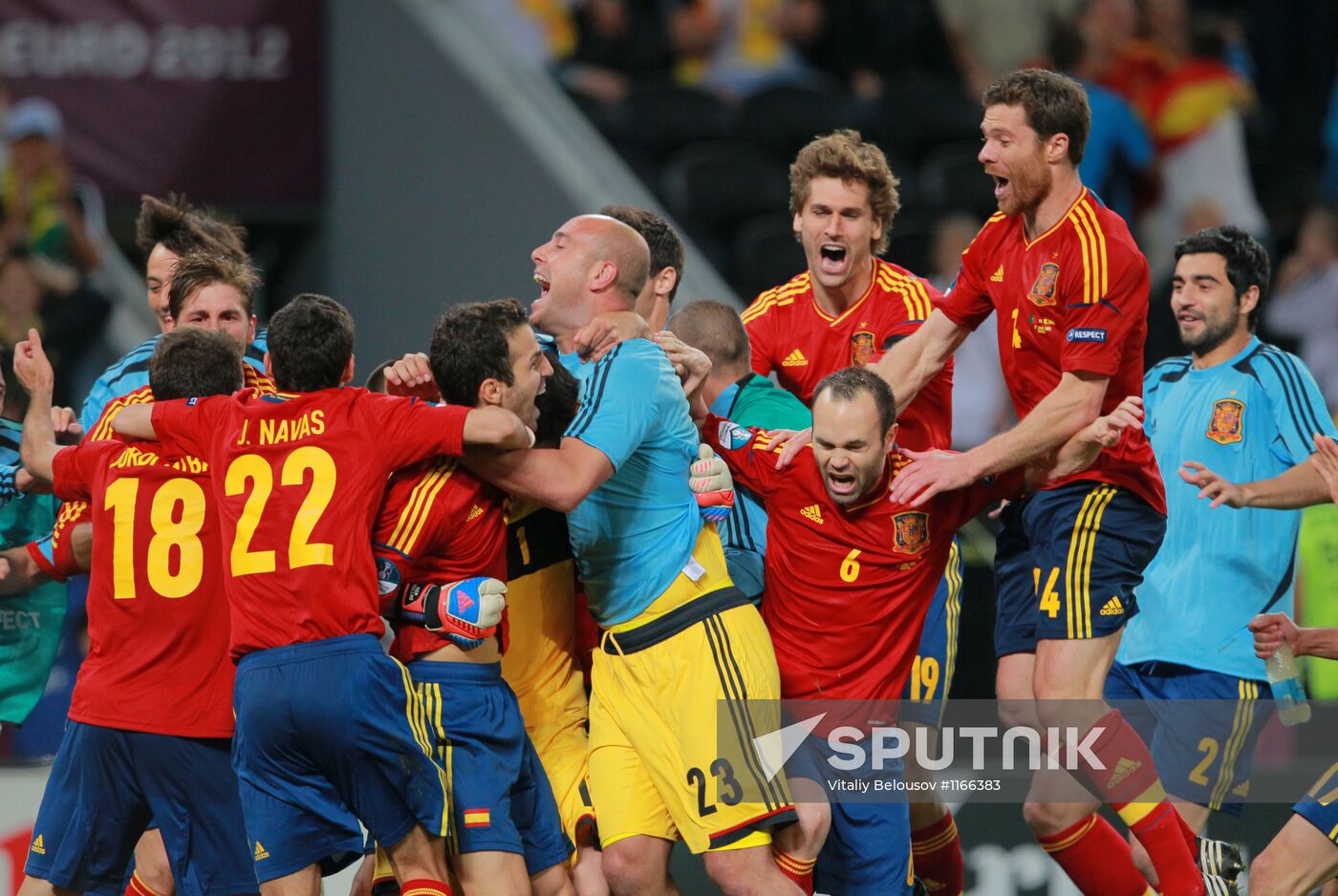 UEFA Euro 2012. Portugal vs. Spain