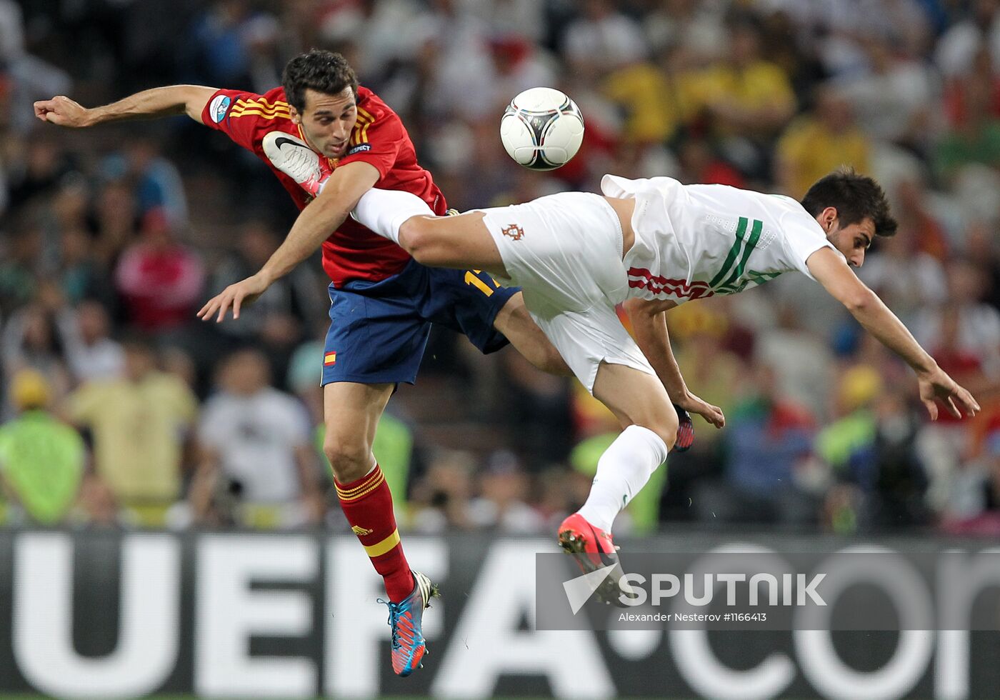 UEFA Football 2012. Portugal vs. Spain