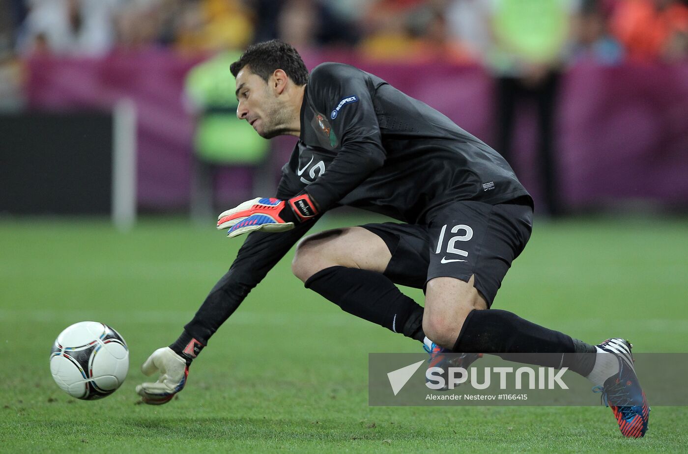 UEFA Football 2012. Portugal vs. Spain