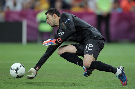 UEFA Football 2012. Portugal vs. Spain