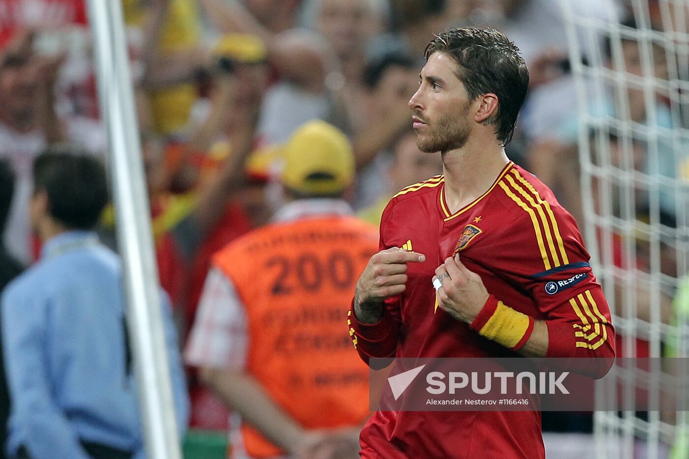 UEFA Football 2012. Portugal vs. Spain