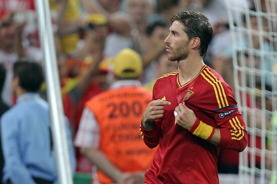 UEFA Football 2012. Portugal vs. Spain
