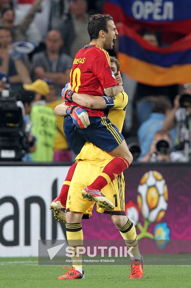 UEFA Football 2012. Portugal vs. Spain