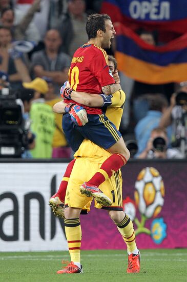 UEFA Football 2012. Portugal vs. Spain