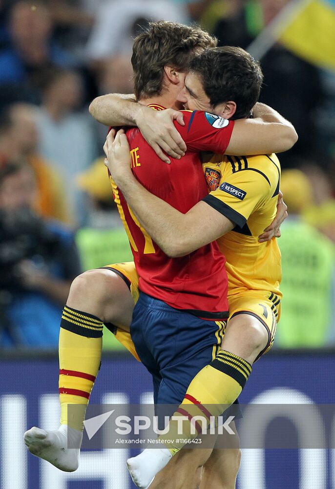 UEFA Football 2012. Portugal vs. Spain