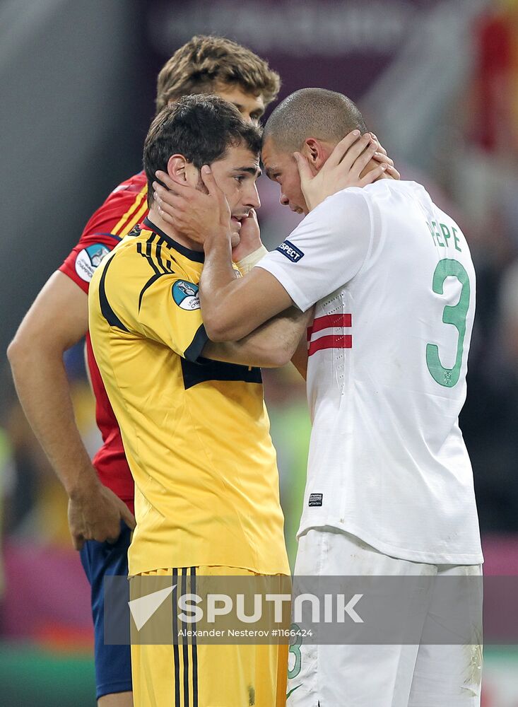 UEFA Football 2012. Portugal vs. Spain