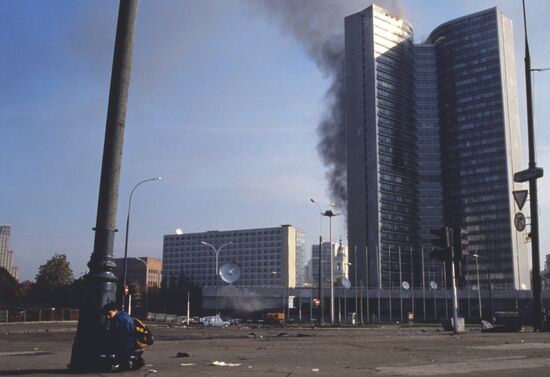 Moscow during constitutional crisis of 1993