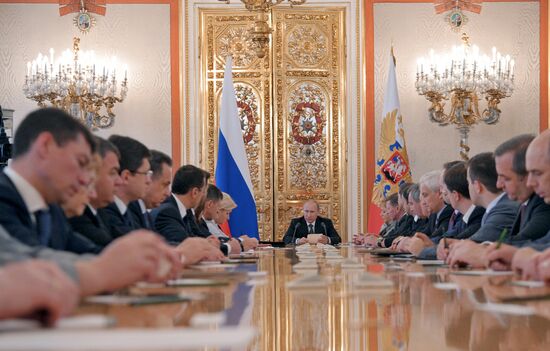 Vladimir Putin sends 2013-15 Budget Address