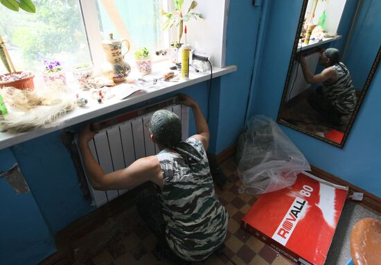 Major repairs to buildings in Novosibirsk