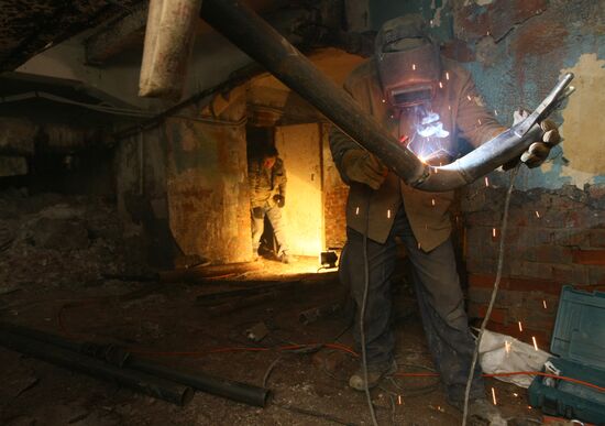 Major repairs to buildings in Novosibirsk