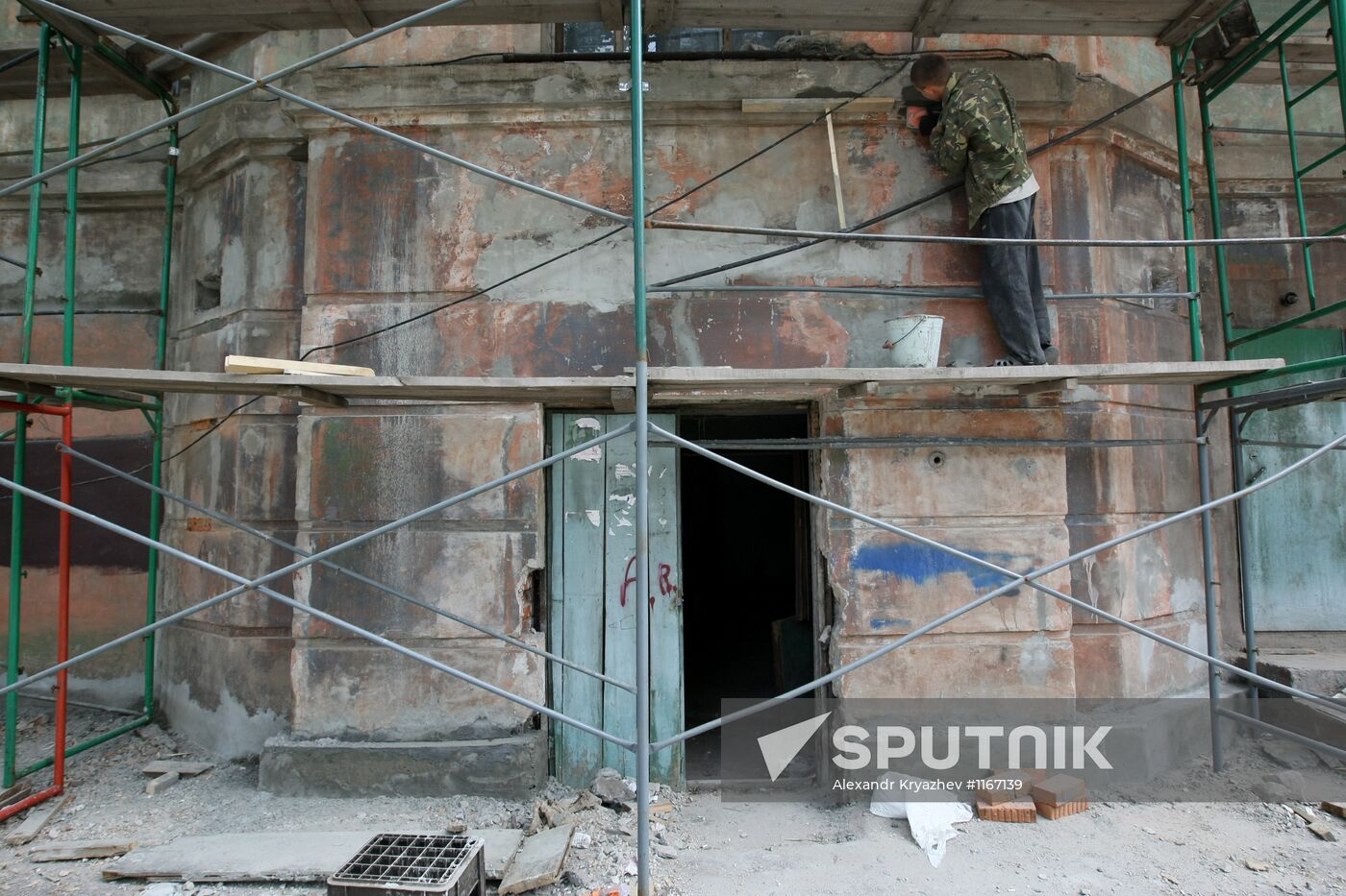 Major repairs to buildings in Novosibirsk