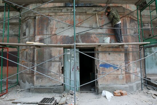 Major repairs to buildings in Novosibirsk