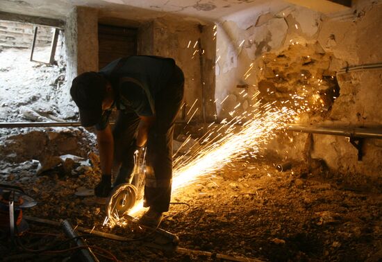 Major repairs to buildings in Novosibirsk