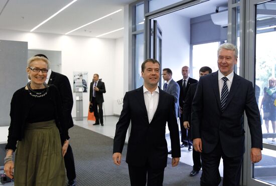 Dmitry Medvedev at photo exhibition dedicated to his presidency