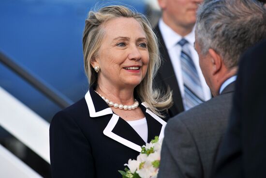 Hillary Clinton visits St. Petersburg
