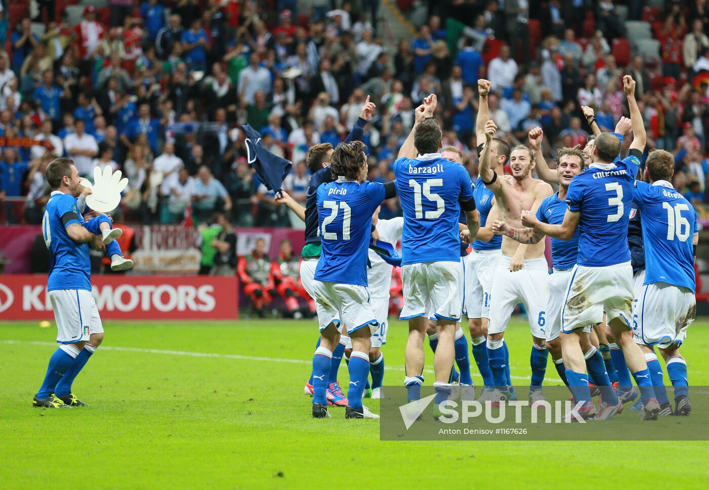 UEFA Euro 2012. Germany vs. Italy