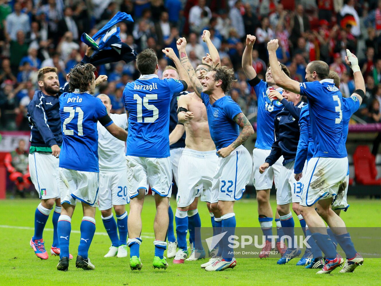 UEFA Euro 2012. Germany vs. Italy