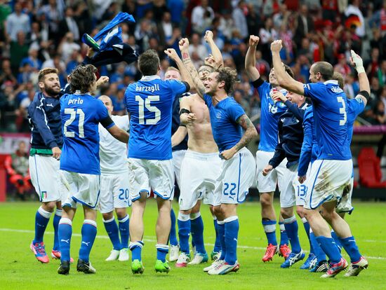 UEFA Euro 2012. Germany vs. Italy