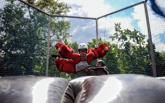 Vertical aerodynamic tube opens in Moscow