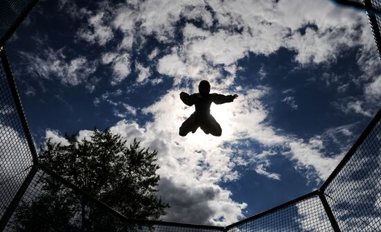 Vertical aerodynamic tube opens in Moscow