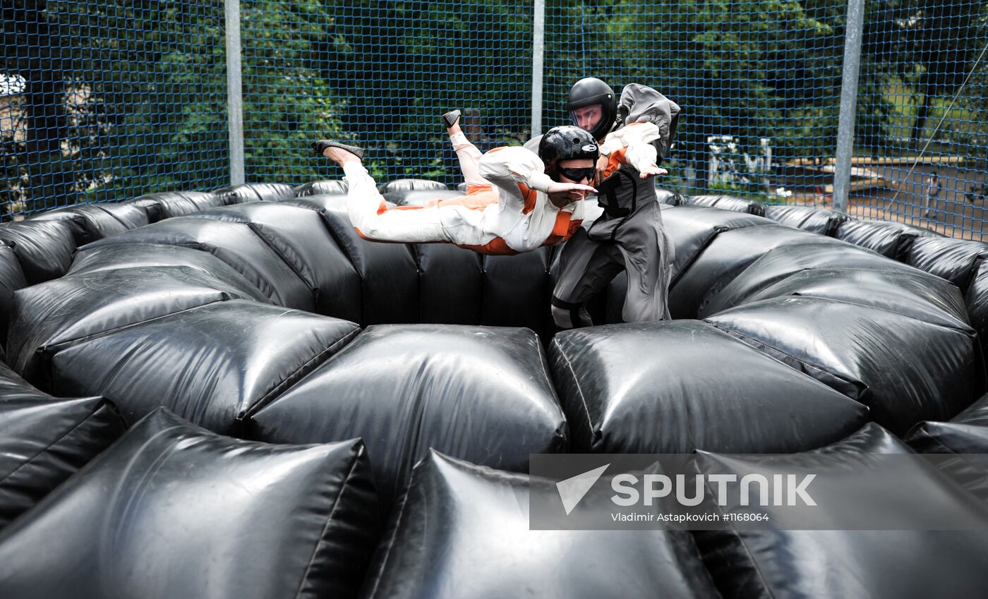 Vertical aerodynamic tube opens in Moscow