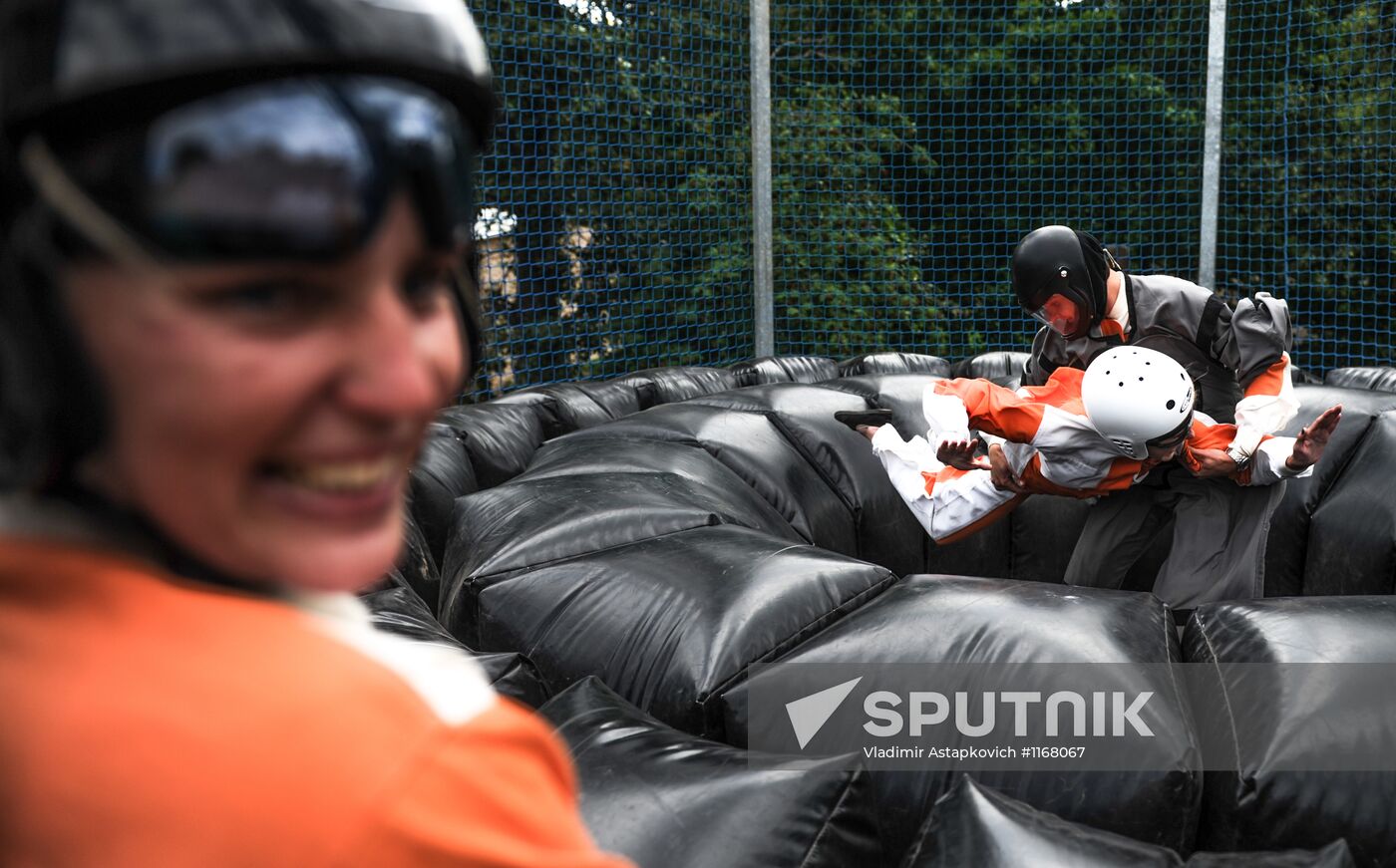 Vertical aerodynamic tube opens in Moscow