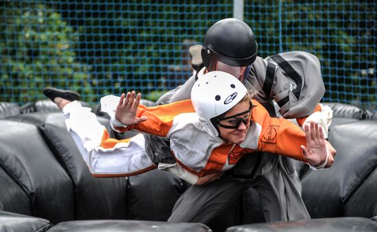 Vertical aerodynamic tube opens in Moscow