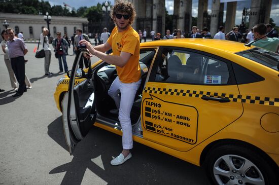 Presentation of new Moscow taxi concept