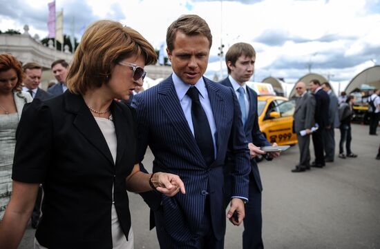 Presentation of new Moscow taxi concept