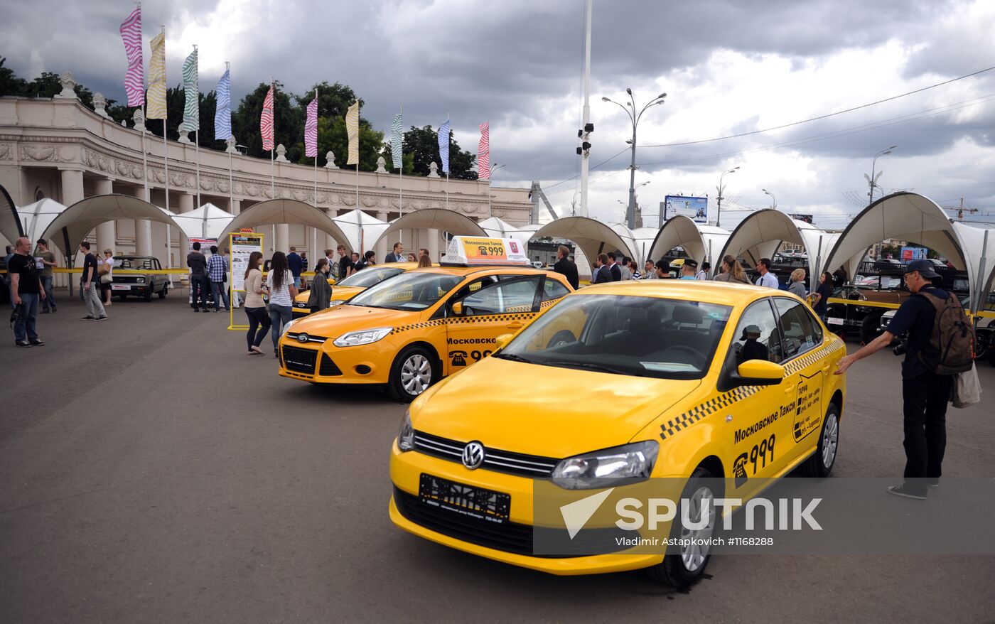 Presentation of new Moscow taxi concept