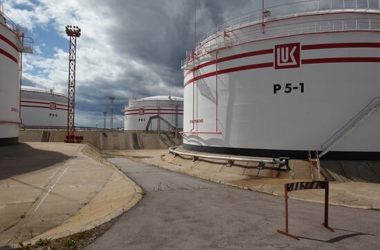 Work of Vysotsk-Lukoil-II distribution and transshipment complex