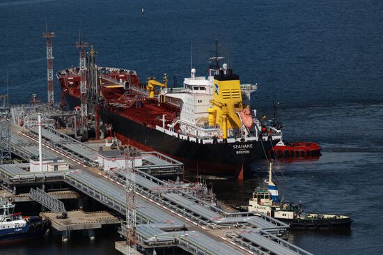Work of Vysotsk-Lukoil-II distribution and transshipment complex