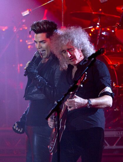 Queen and Adam Lambert give charity concert in Kiev