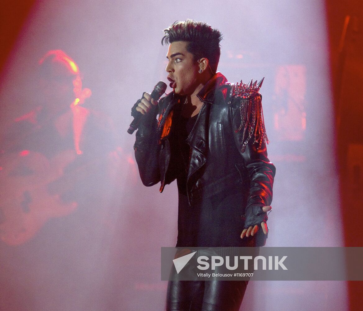Queen and Adam Lambert give charity concert in Kiev