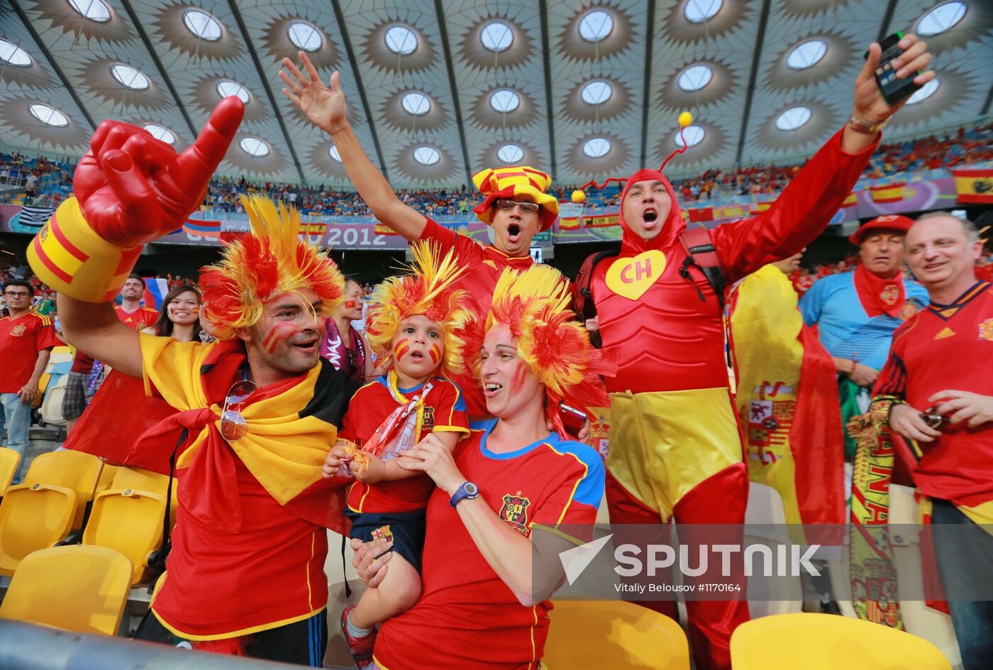 UEFA Euro 2012. Final match Spain vs. Italy