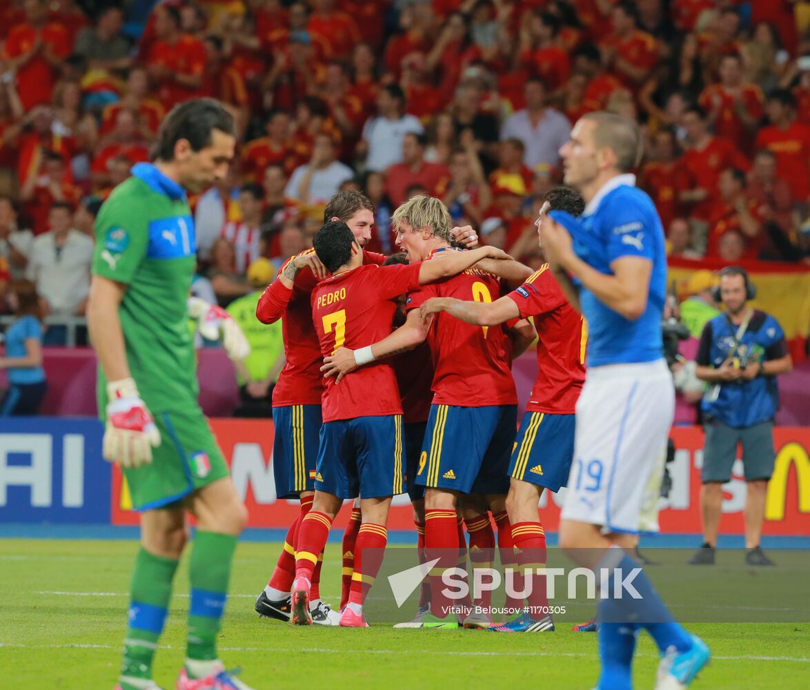 UEFA Euro 2012. Final match Spain vs. Italy