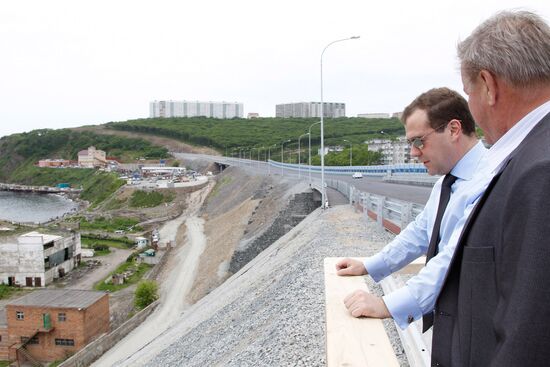 Dmitry Medvedev's working visit to Vladivostok