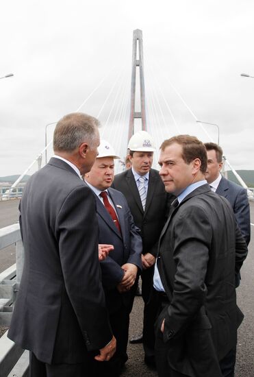 Dmitry Medvedev's working visit to Vladivostok