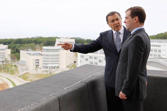 Dmitry Medvedev's working visit to Vladivostok